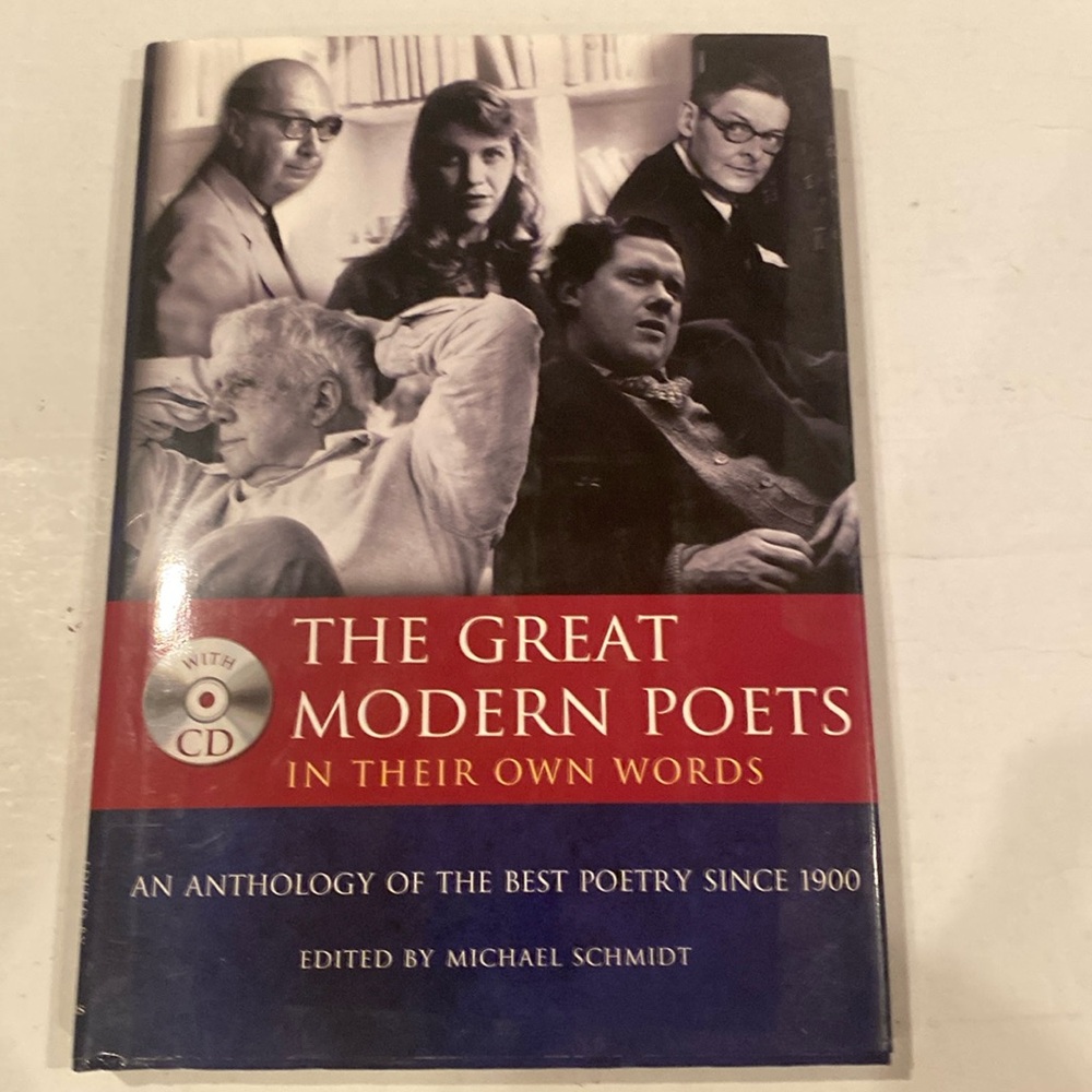 “The Great Modern Poets in their Own Words,” hardcover with dust jacket plus CD
